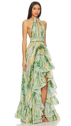 Palma Green Multi Gown