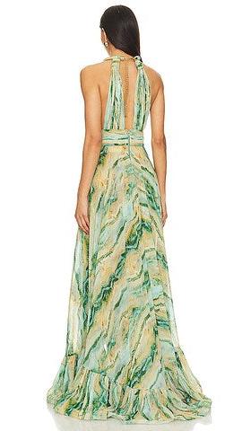Palma Green Multi Gown