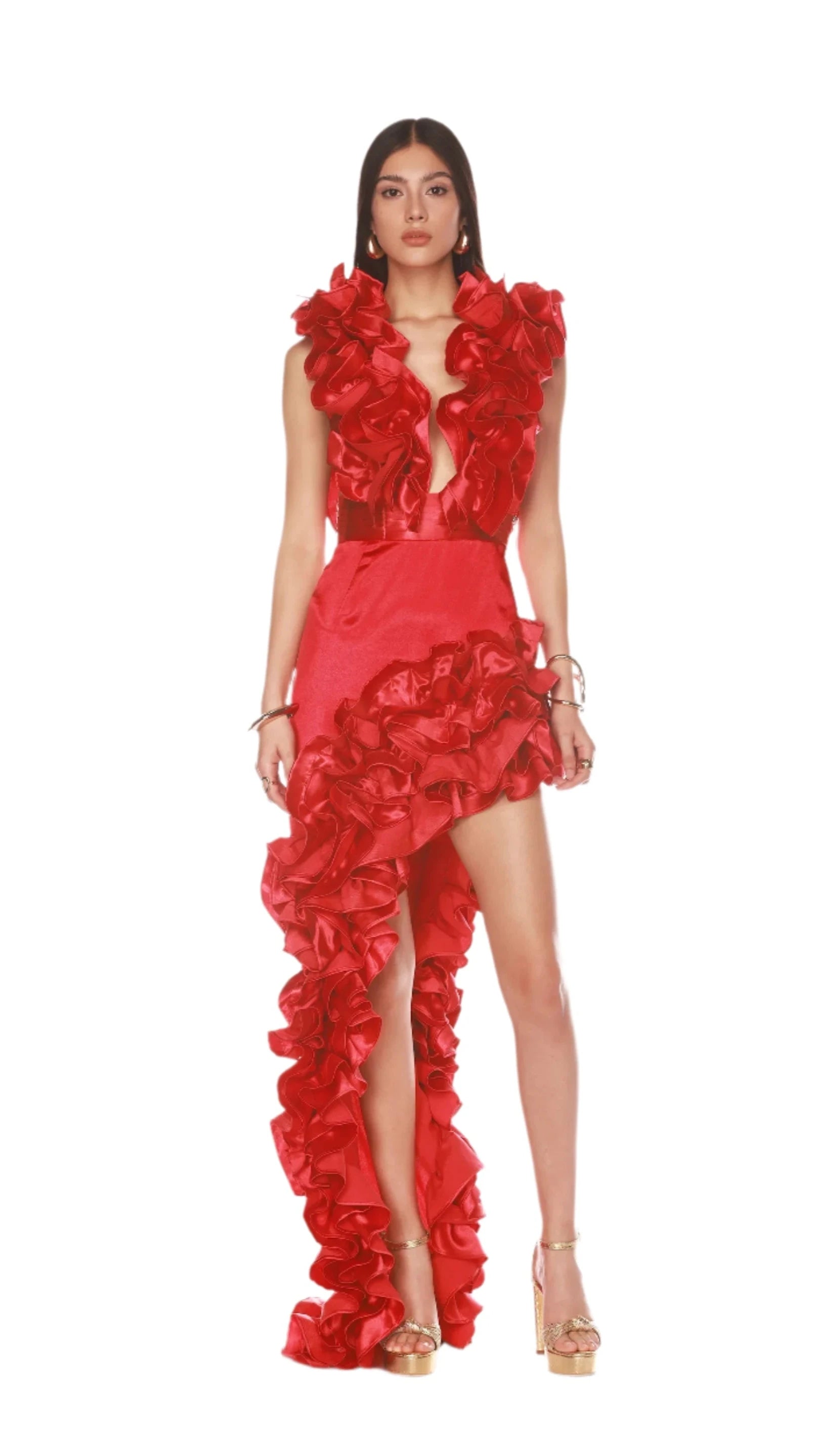 Aurora Red Gown