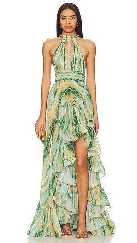 Palma Green Multi Gown